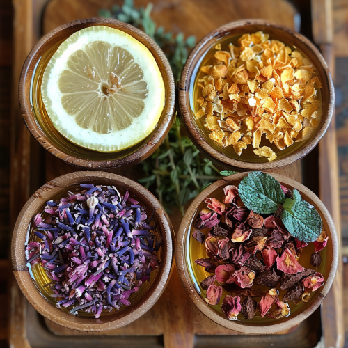 Herbs Tea Lemon Honey Photo