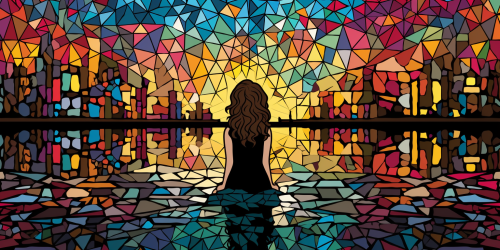 Hermione in majestic mirror at Hogwarts Legacy