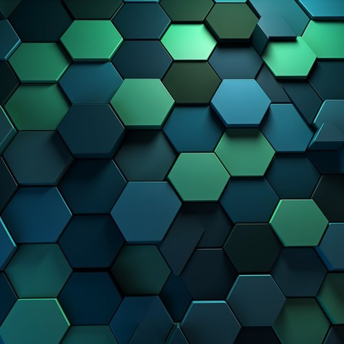 Hexagonal background with accent colors Hexagonal background with accent colors