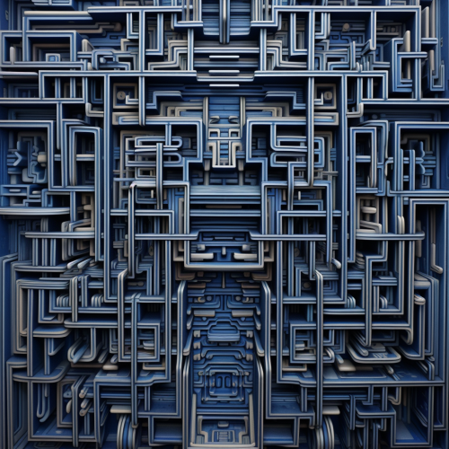 Detailed geometric design pattern