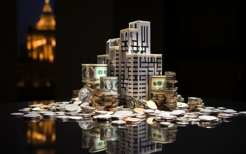 High-rise Apartments with Money and Calculator