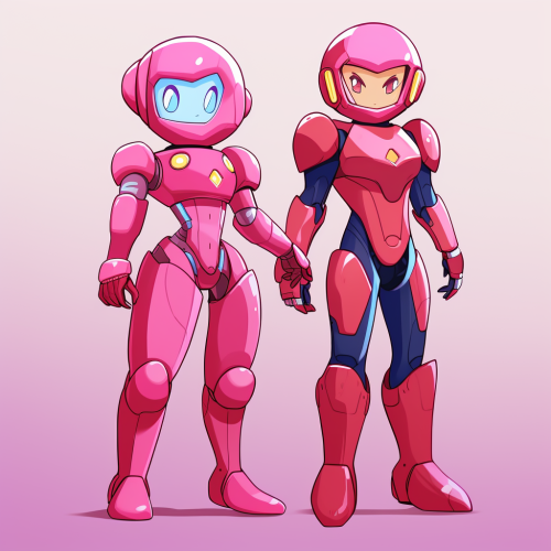 Hijab Megaman Ironman Suit Design