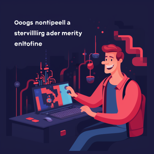 Software Developer hiring process with creative illustration