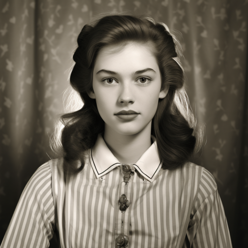 Photograph of historical teenage girl Delores