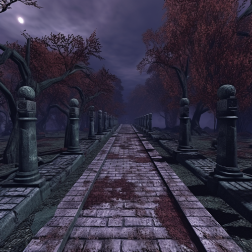 Horror video game park level Horror video game park level