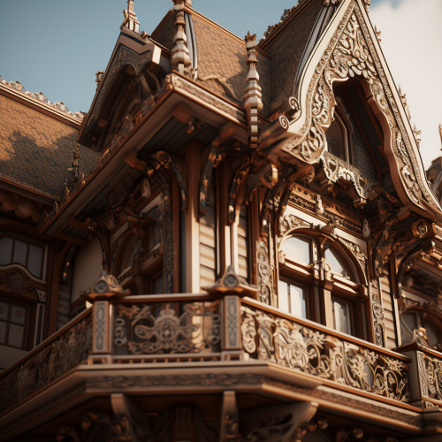 Close-up of House Details