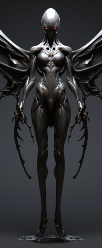 Alien with Nanotech Armaments