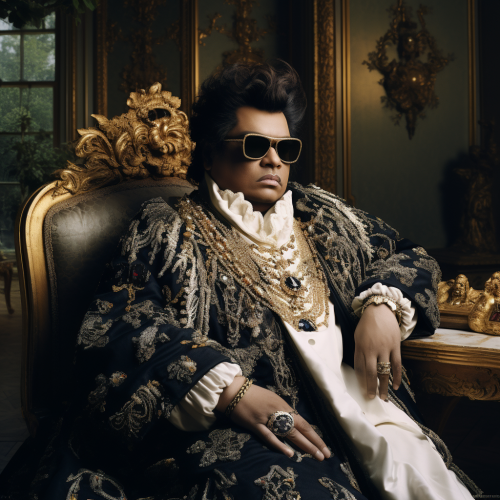 Hyper Realistic Bappi Lahiri Vogue Cover Shot