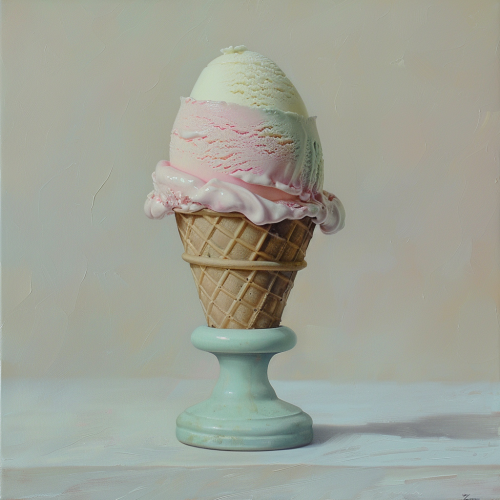 Sweet Ice Cream Dessert Treat