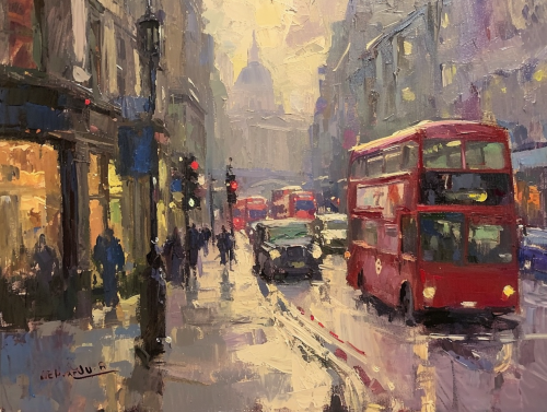 Impressionist British Street Painting 2020s Impressionist British Street Painting 2020s