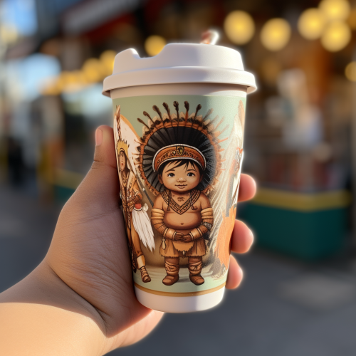 Indian baby with sippy cup