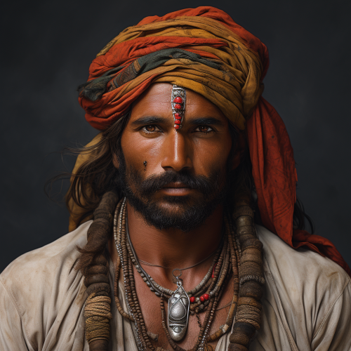 Indian man working on a project