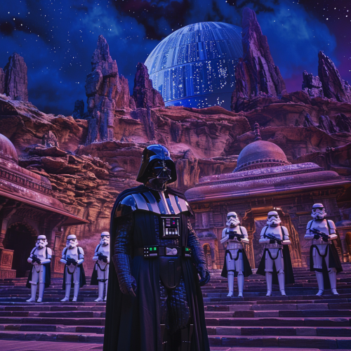 Star Wars characters in Indian fort