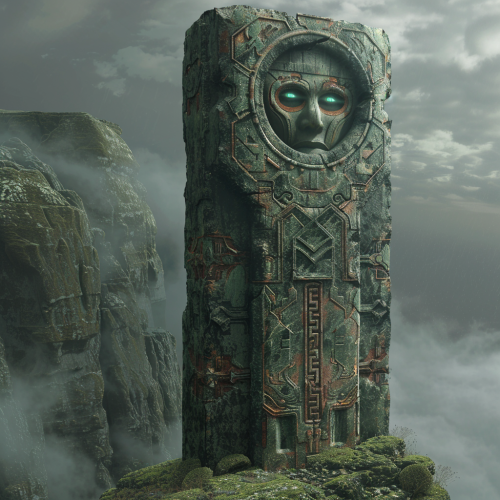 Ancient totem statue lost civilization
