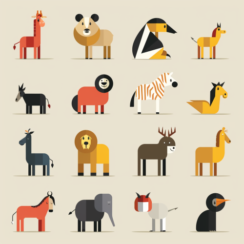 Animals infographic design elements