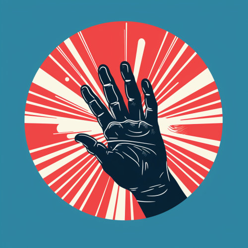 Initiative Icon Up Hand Illustration