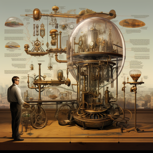 Panoramic view of incredible inventions throughout history