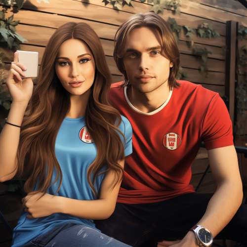 Instagram girl taking selfie on holiday