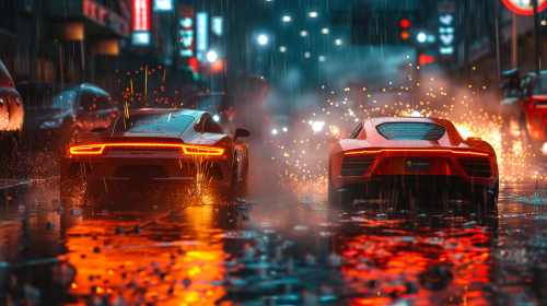 car collision sparks smoke motion blur car collision sparks smoke motion blur