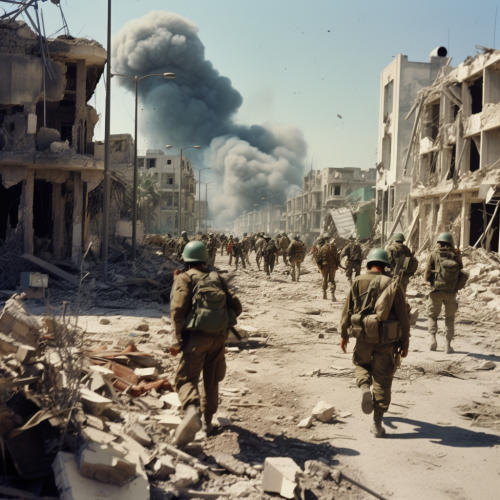 Intense conflict between Israel and Hamas