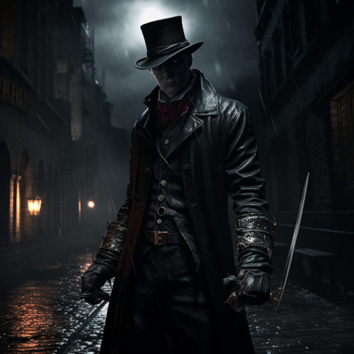 Realistic Jack the Ripper with Knife