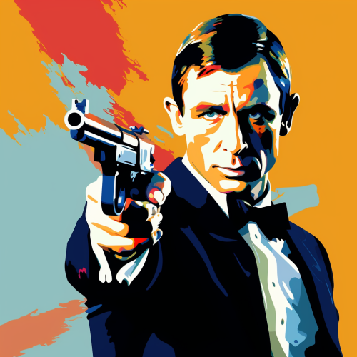 James Bond Daniel Craig Pop Art