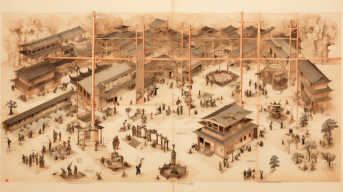 Historic mineral show map in Japan