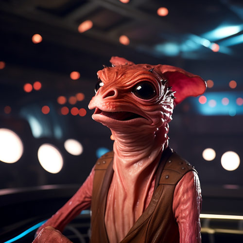 Jar Jar Binks in thriller music video