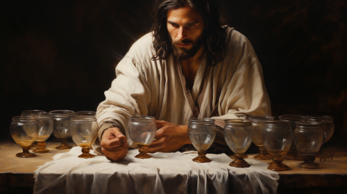 Painting of Jesus and his Apostles