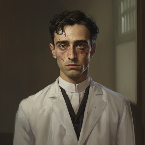 Portrait of a Jew with a Massacred Face