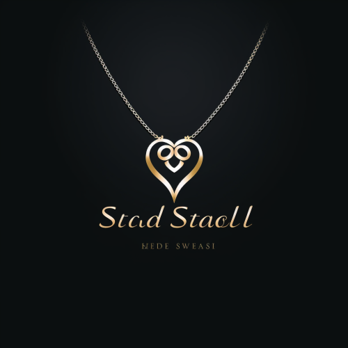 Minimalist jewelry store logo design