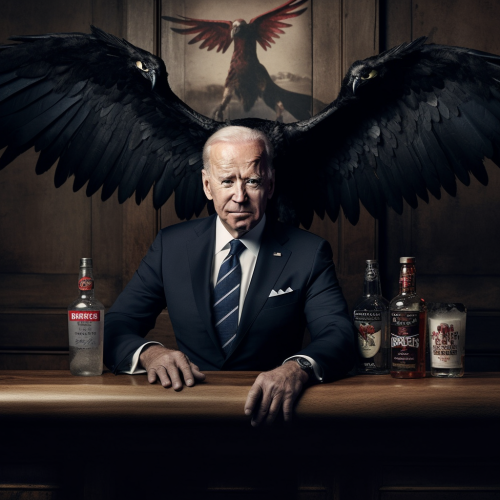 Joe Biden with Wings from Drinking Red Bull Joe Biden with Wings from Drinking Red Bull