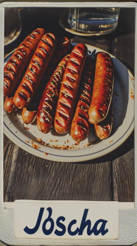 Joscha Sausages Oktoberfest Polaroid