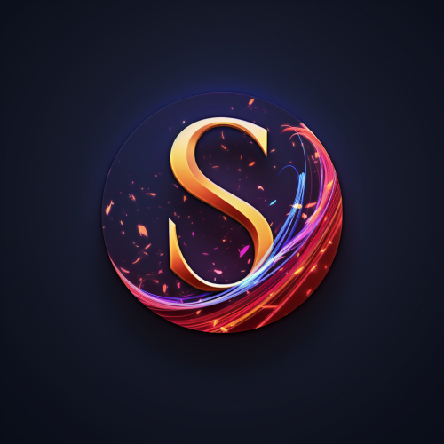 Circle logo with JS letters