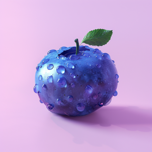 Delicious Ripe Blueberry Dew Drops