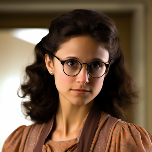 Julia Louis-Dreyfus Claire Kent glasses ponytail 1978 movie