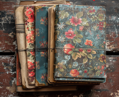 Double papers for junk journals