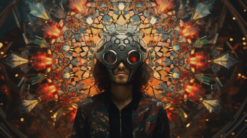 Colorful kaleidoscope thief creates mesmerizing art