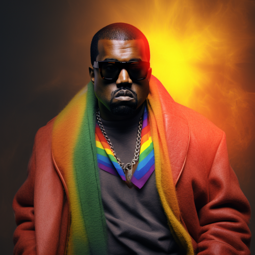 Kanye West senior in HDR