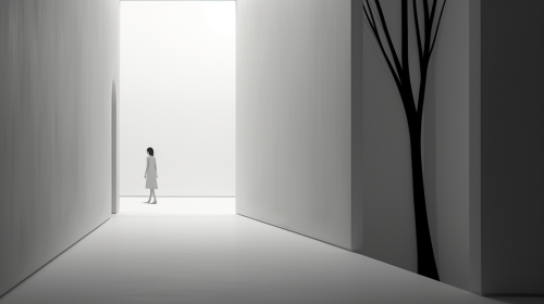 Stunning Karman Line Art with Minimalistic Design