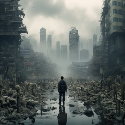 Illustration depicting the concept of karoshi