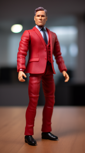 Unopened Keir Starmer action figure