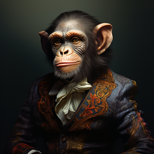 Adorable monkey presenting in a keynote session