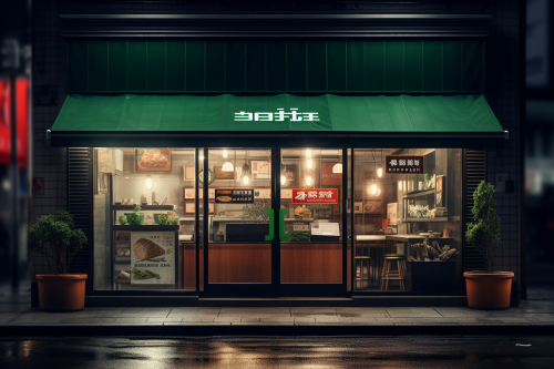 Korean Mart Storefront Sign