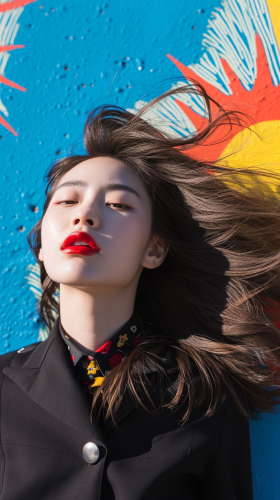 Korean Model Funny Face Fashionable