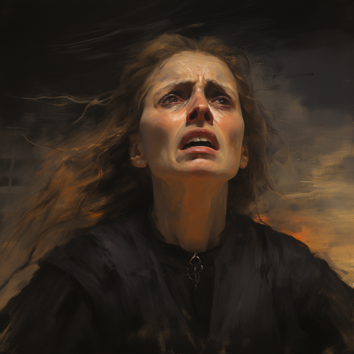 Portrait of Kundry from Wagner's Parsifal