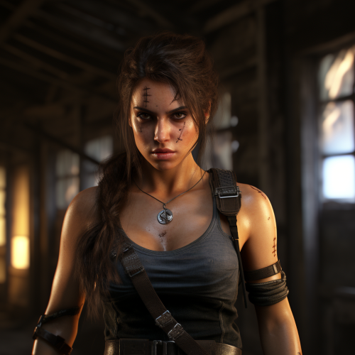 Lara Croft in Action
