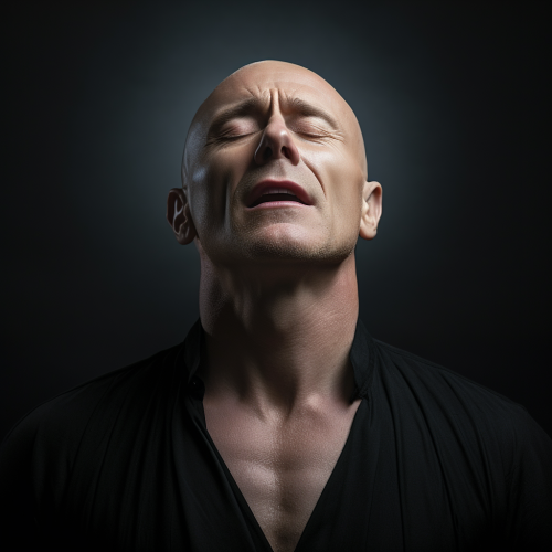 Bald man's last breath thoughts dreams