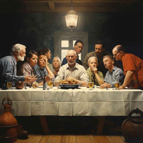 Norman Rockwell's Last Supper painting