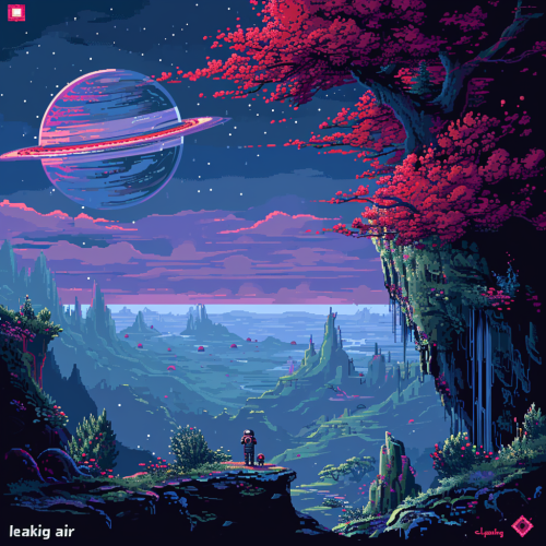 Album cover art for  Leaking Air  song